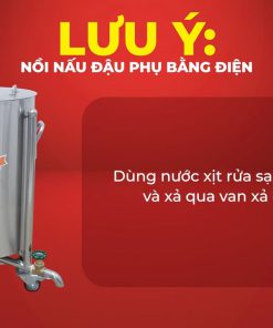 Nồi nấu đậu phụ 50 lít - chi tiết máy 4