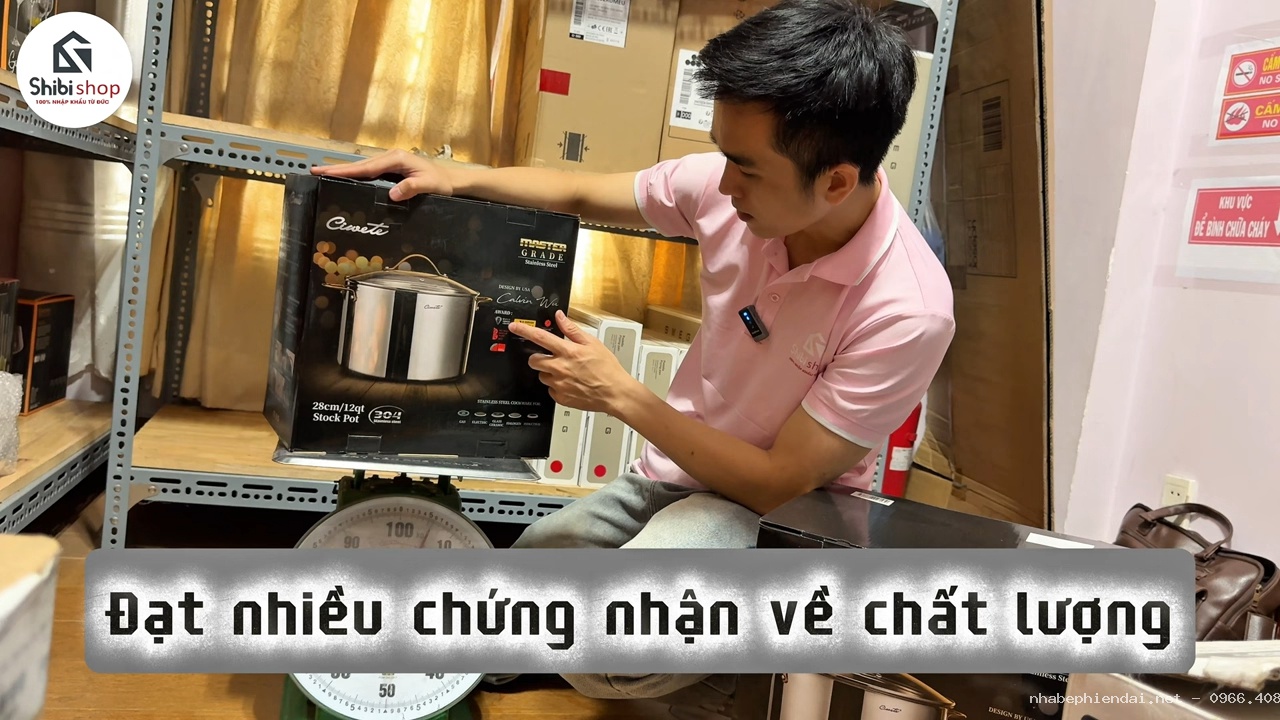 Nồi luộc gà Swit thương hiệu nổi tiếng, nhiều kích thước lựa chọn