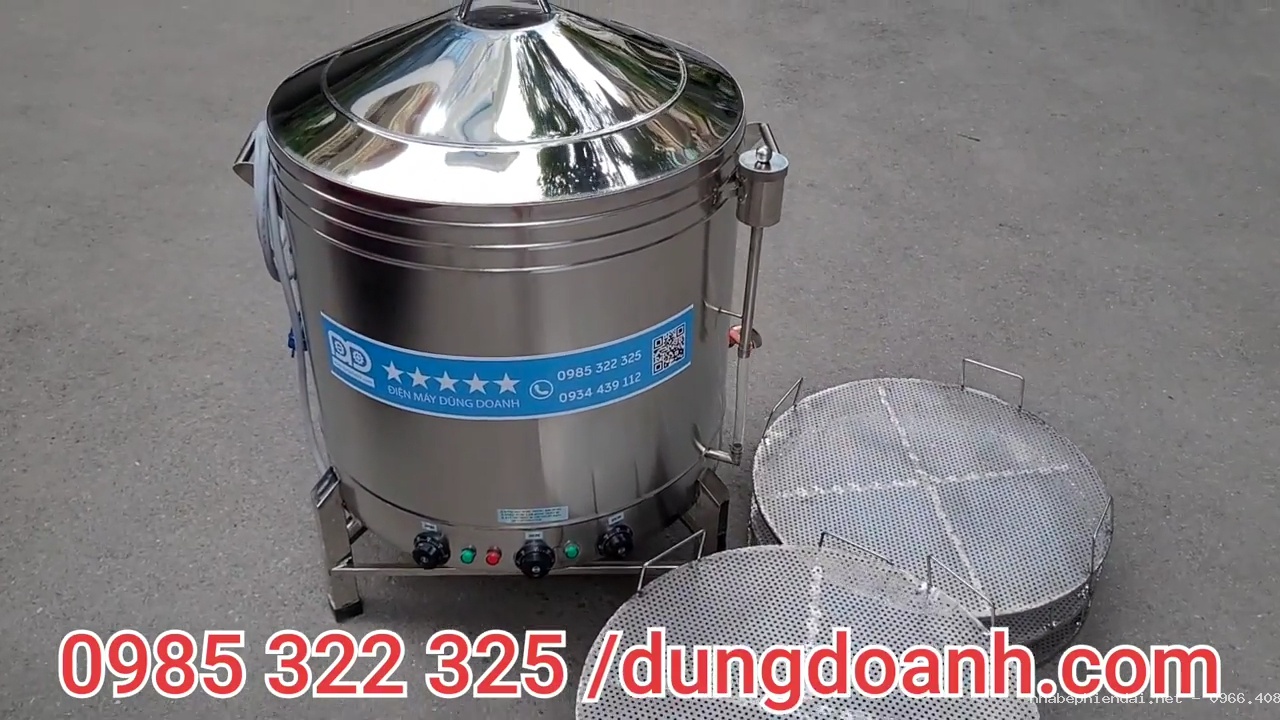 Bộ nồi luộc hấp giò chả đa chức năng 3 chức năng
