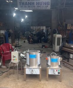 Nồi nấu phở bằng điện inox 304 20 lít và 40 lít nấu nước lèo, hầm xương, luộc bánh chưng bánh tét