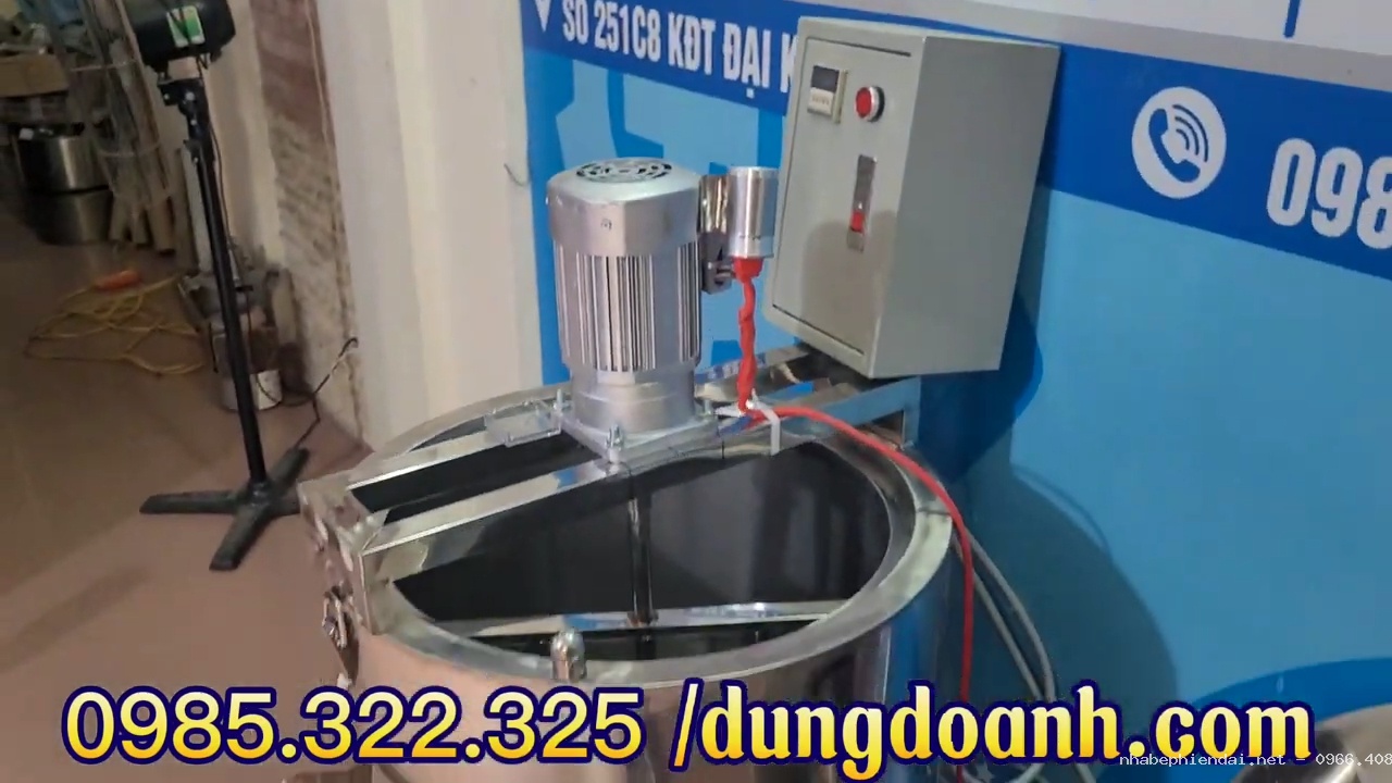 Bộ nồi nấu và cô cao dược liệu đa năng 100 lít có tủ điện hẹn giờ tự tắt