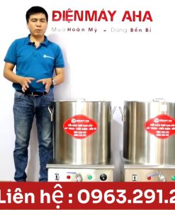 Nồi luộc giò inox 304 điện liền 80L và 100L