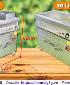 Bếp chiên tách dầu 35L và 50L dùng gas kết hợp điều khiển điện tử thông minh - chi tiết máy 3