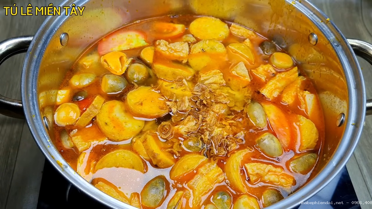 Cách nấu bún riêu chay thơm ngon với riêu cua chay từ sữa đậu nành