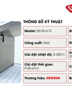 Bếp chiên 1 họng để bàn chiên ngập dầu - chi tiết máy 2