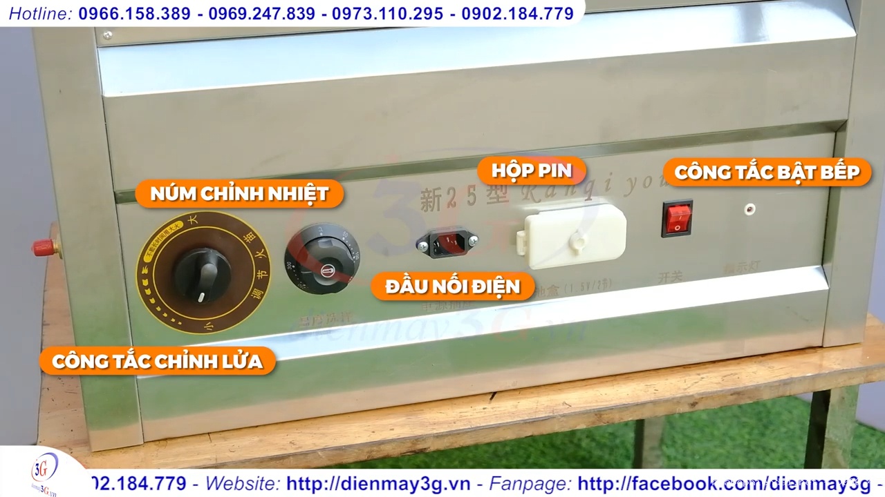Bếp chiên nhúng gas 25 lít