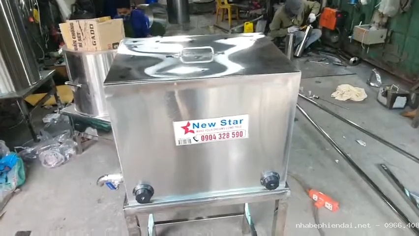 Bếp chiên nhúng bằng điện inox chuyên dụng cho nhà hàng