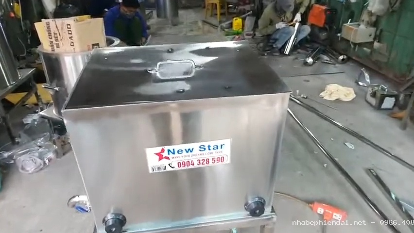 Bếp chiên nhúng bằng điện inox chuyên dụng cho nhà hàng