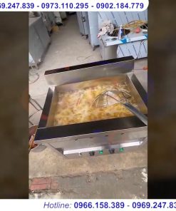Bếp chiên tách dầu 50L inox