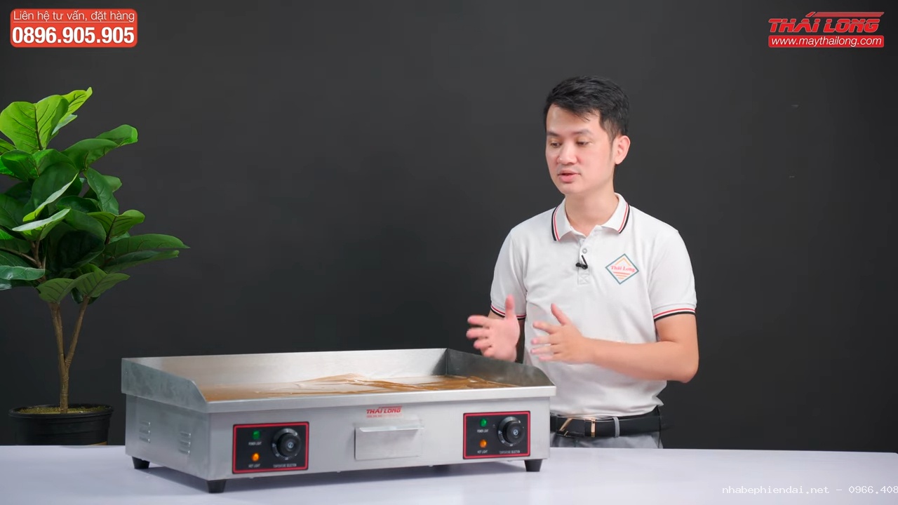 Bếp chiên phẳng dùng điện AG820