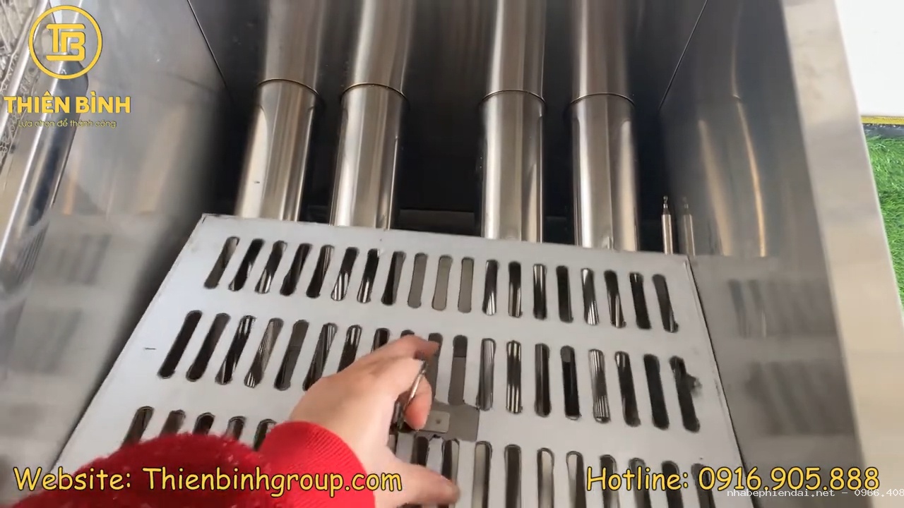 Bếp chiên tách dầu 18 lít dùng gas
