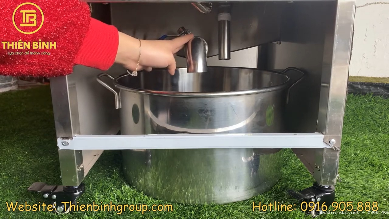 Bếp chiên tách dầu 18 lít dùng gas