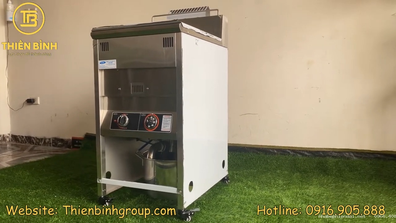 Bếp chiên tách dầu 18 lít dùng gas