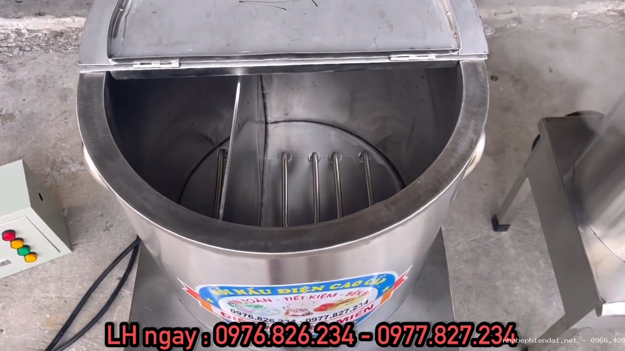 Nồi nấu hủ tiếu công nghiệp inox 304 bộ 30L, 60L và 80L theo yêu cầu khách hàng