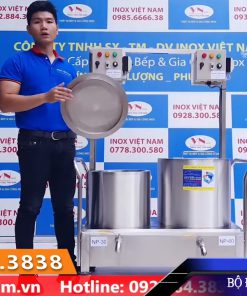 Bộ 2 nồi nấu phở liền bệ 30 lít và 60 lít Việt Nam - chi tiết máy 2