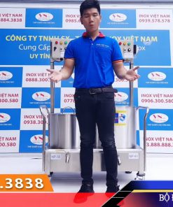 Bộ 2 nồi nấu phở liền bệ 30 lít và 60 lít Việt Nam - chi tiết máy 4