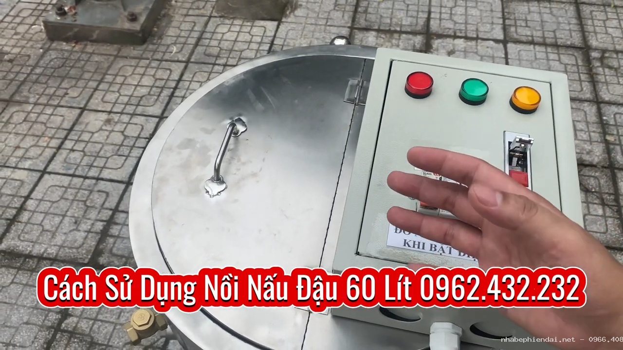 Hướng dẫn sử dụng nồi nấu đậu phụ đậu hũ 60 lít