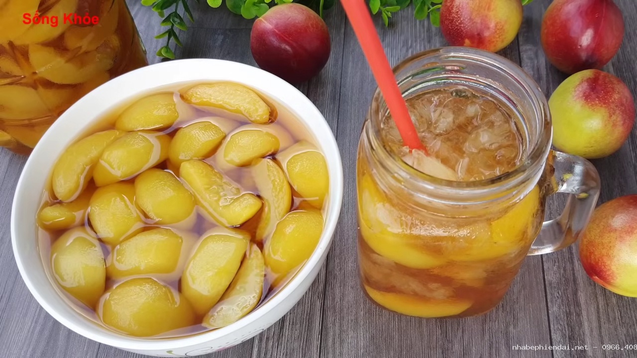 Cách làm hoa đào ngâm để dành pha trà đào thơm ngon, giòn ngọt tại nhà