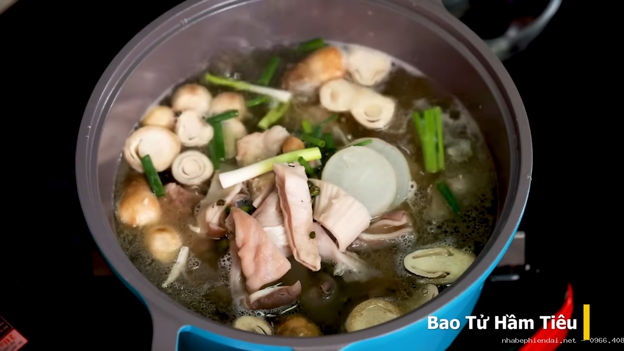 Cách nấu bao tử hầm tiêu thơm ngon, thanh vị