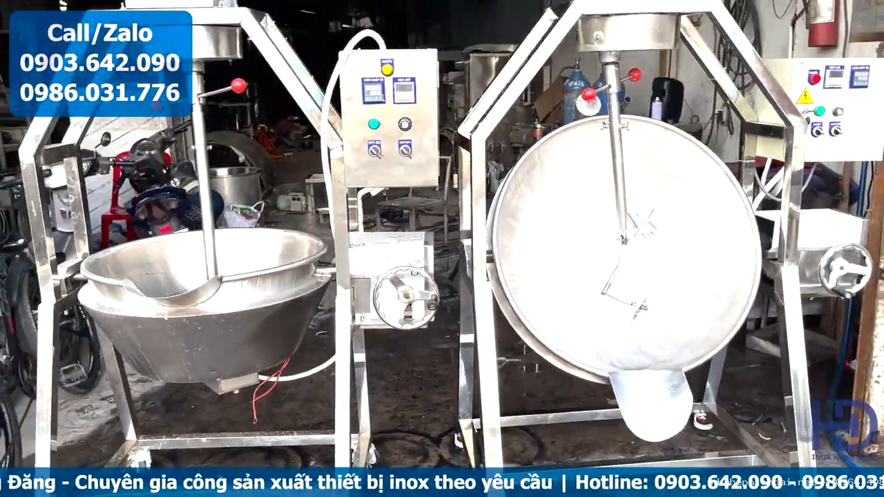 Chảo xào nhân công nghiệp inox 304 Inox Hùng Đăng