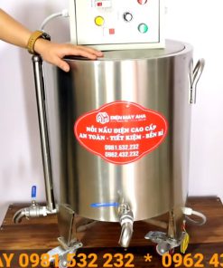 Nồi nấu cháo 50 lít điện dùng dầu truyền nhiệt