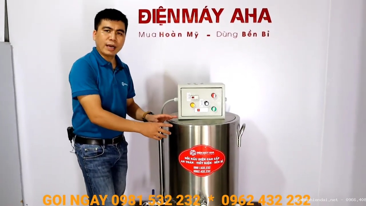 Nồi nấu cháo 50 lít điện dùng dầu truyền nhiệt