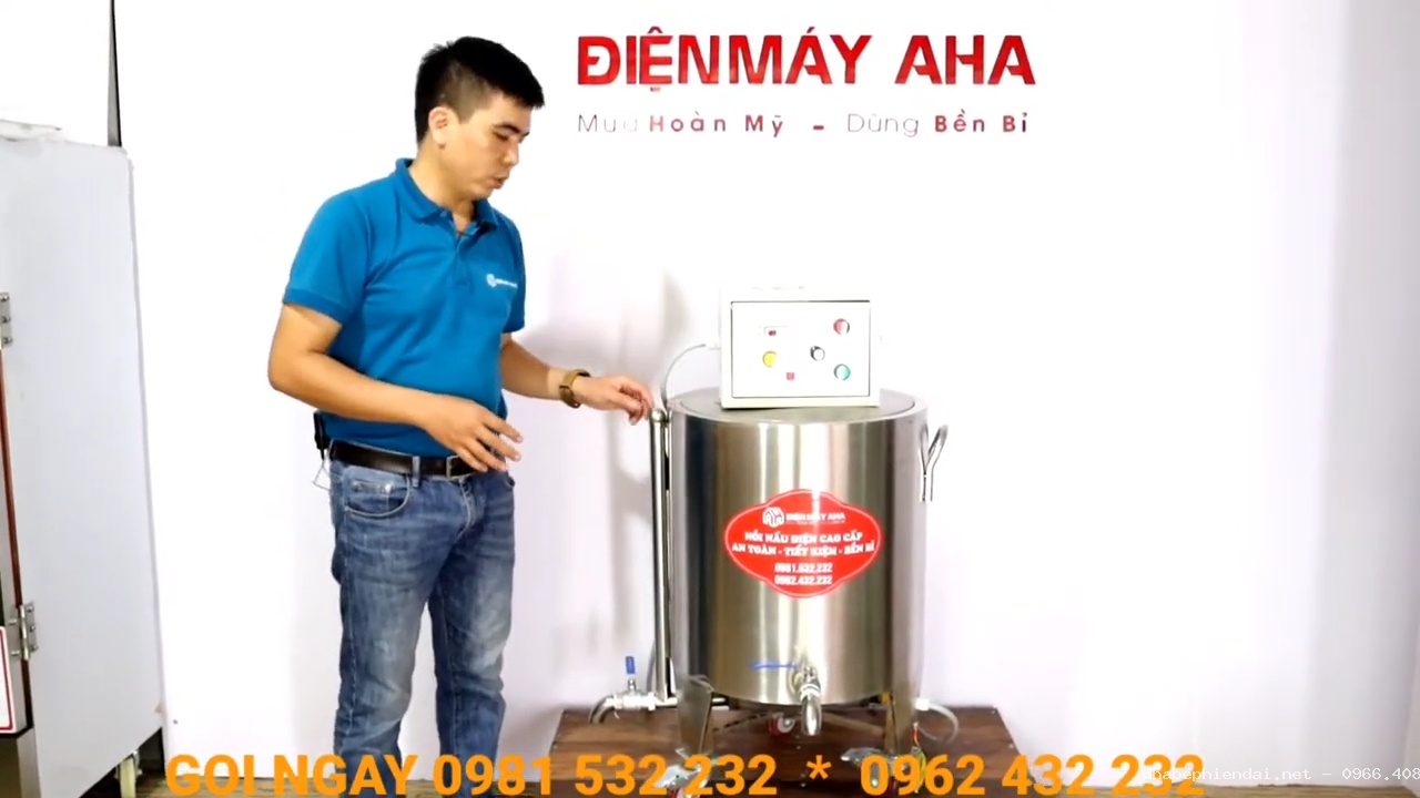 Nồi nấu cháo 50 lít điện dùng dầu truyền nhiệt
