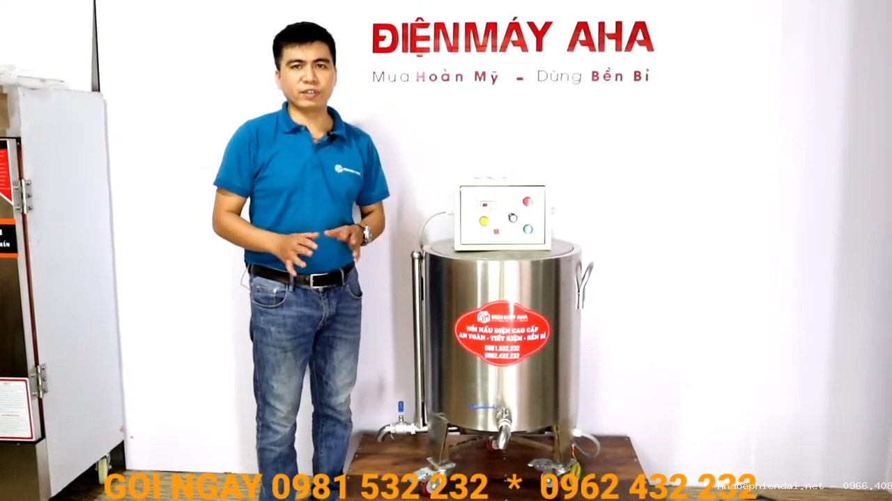 Nồi nấu cháo 50 lít điện dùng dầu truyền nhiệt