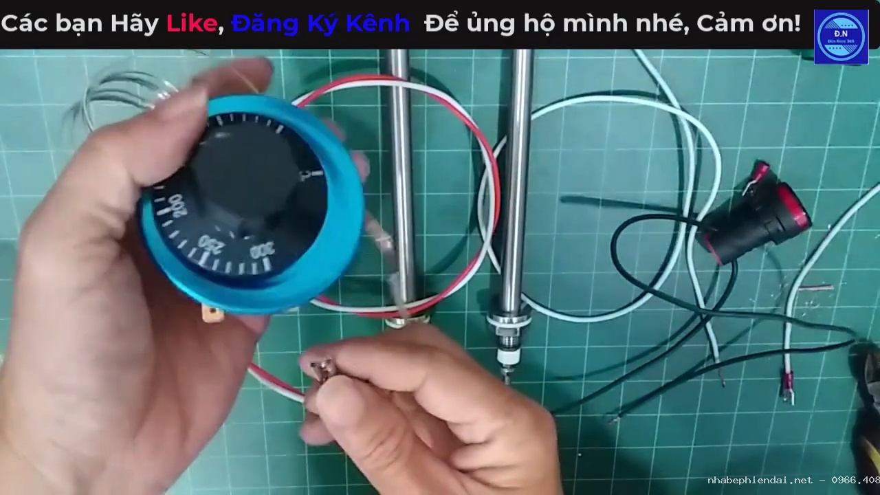 Hướng dẫn đấu và cài đặt rơ le nhiệt cho nồi nấu phở điện
