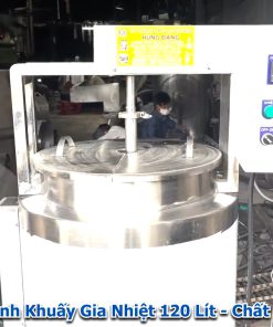Nồi Nấu Cánh Khuấy Gia Nhiệt 120 Lít Inox 304