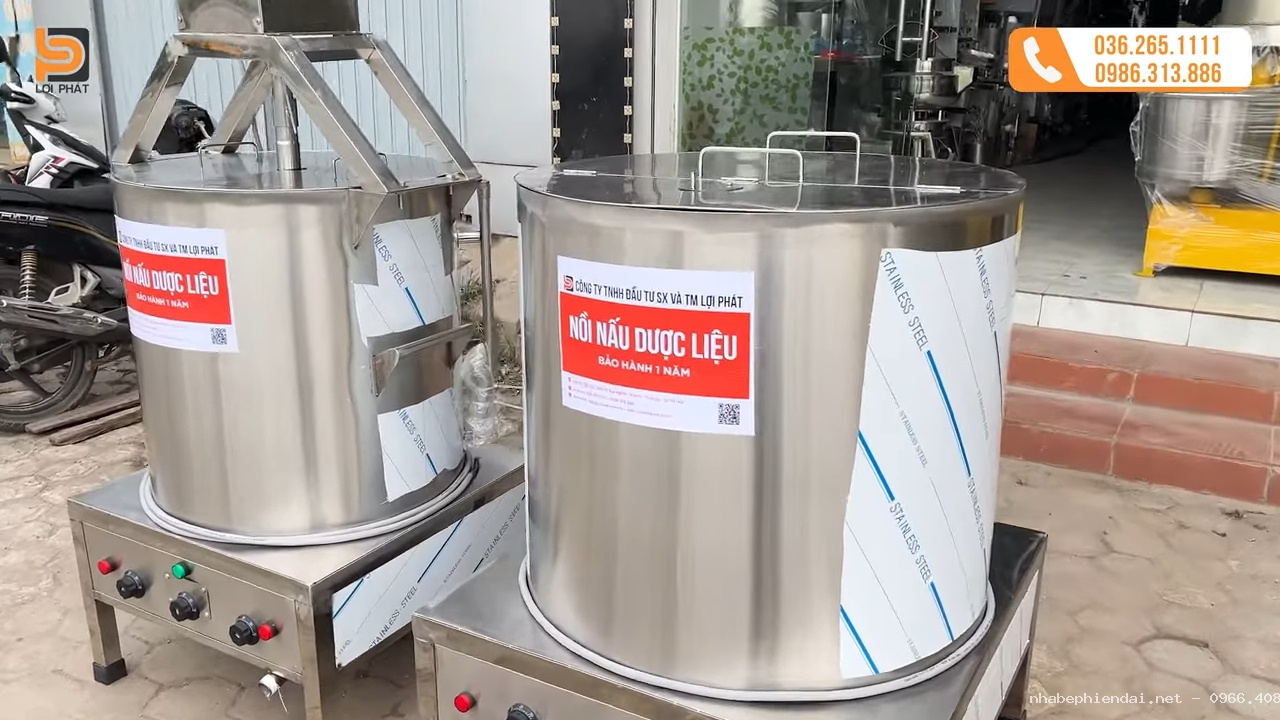 Nồi nấu dược liệu 200L và nồi cô cao dược liệu 120L
