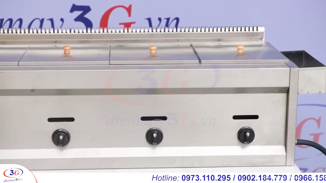 Bếp chiên nhúng ga 4 buồng CHG4