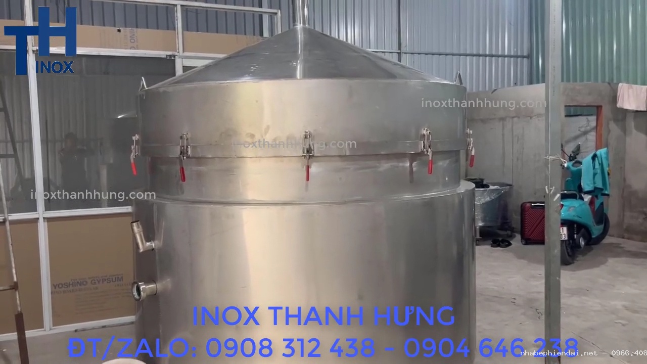 Nồi trưng cất tinh dầu công nghiệp 2000L