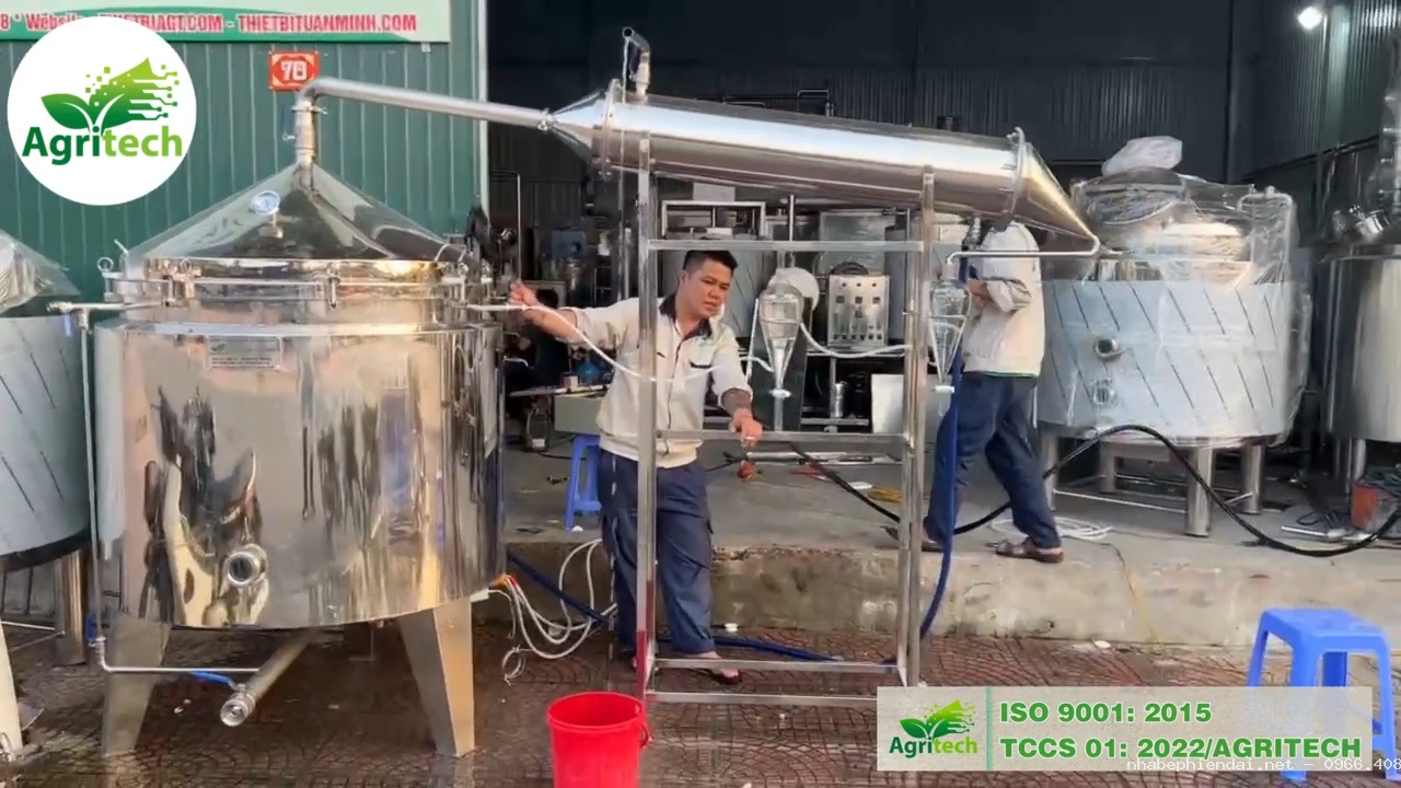 Bộ chưng cất tinh dầu trầm hương Agtech Việt Nam