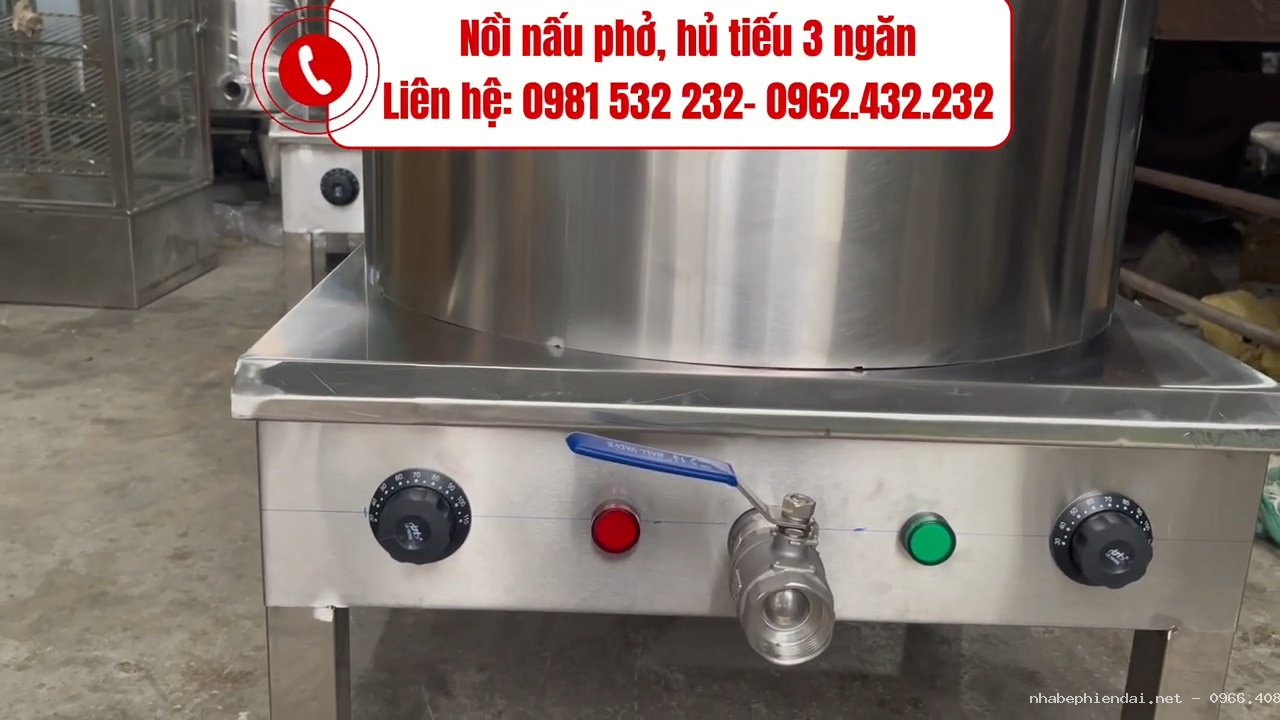 Nồi nấu hủ tiếu 3 ngăn inox 304 – Nồi nấu 2 loại nước dùng và ngăn trụng bún phở