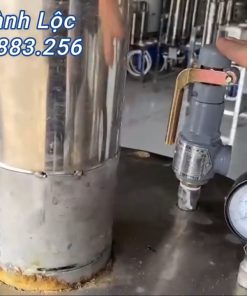 Nồi áp hơi đun củi kết hợp điện 200L - chi tiết máy 3