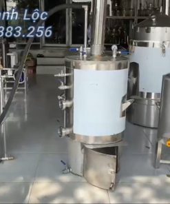 Nồi áp hơi đun củi kết hợp điện 200L
