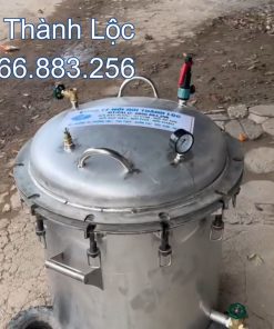 Nồi áp suất nấu cao bằng gas 150L - chi tiết máy 2