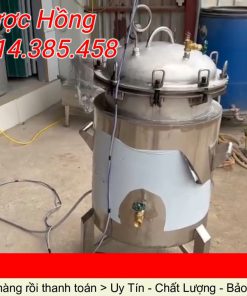 Nồi áp suất nấu cao, dầu và hơi - chi tiết máy 2