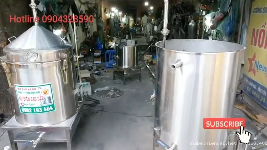 Nồi chưng cất tinh dầu bằng điện inox 304 dung tích 200 lít