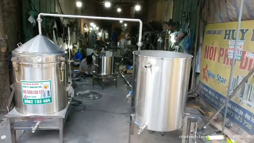 Nồi chưng cất tinh dầu bằng điện inox 304 dung tích 200 lít