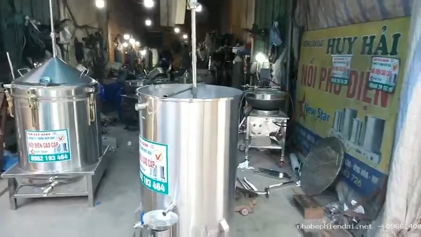 Nồi chưng cất tinh dầu bằng điện công suất đa dạng từ 20L đến 2000L
