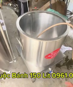 Nồi luộc bánh chưng inox 304 150L điện liền