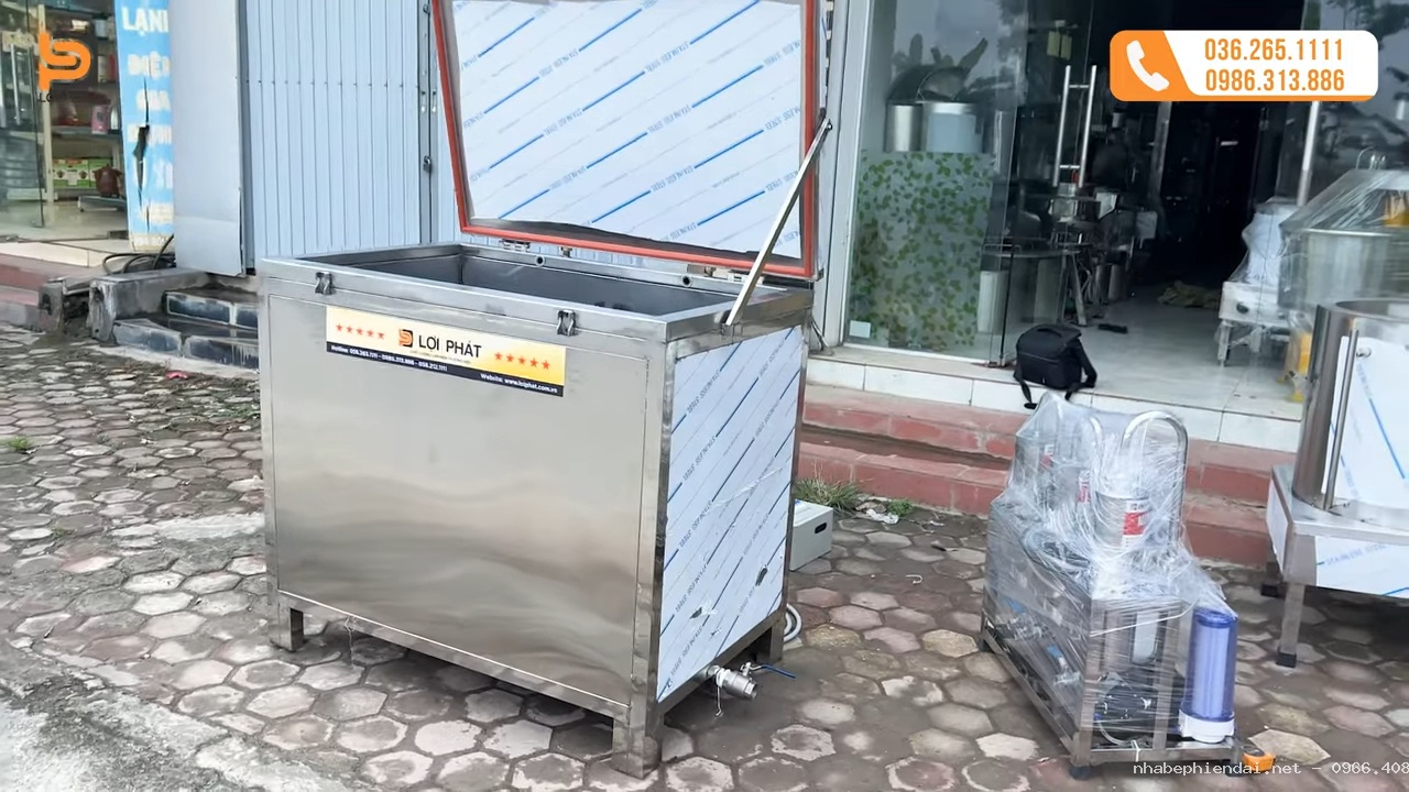 Nồi luộc bánh chưng bằng áp suất 500 lít