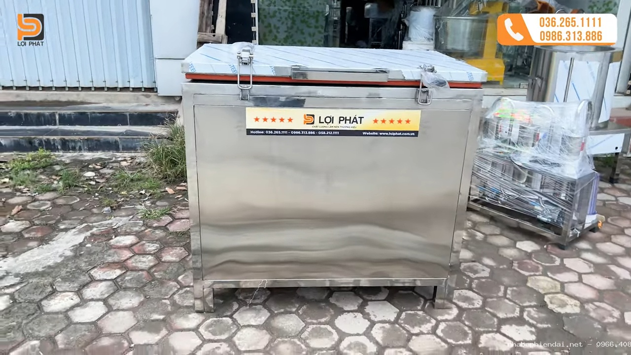 Nồi luộc bánh chưng bằng áp suất 500 lít