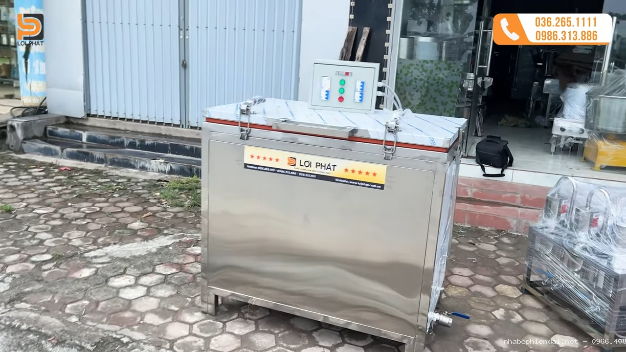 Nồi luộc bánh chưng bằng áp suất 500 lít