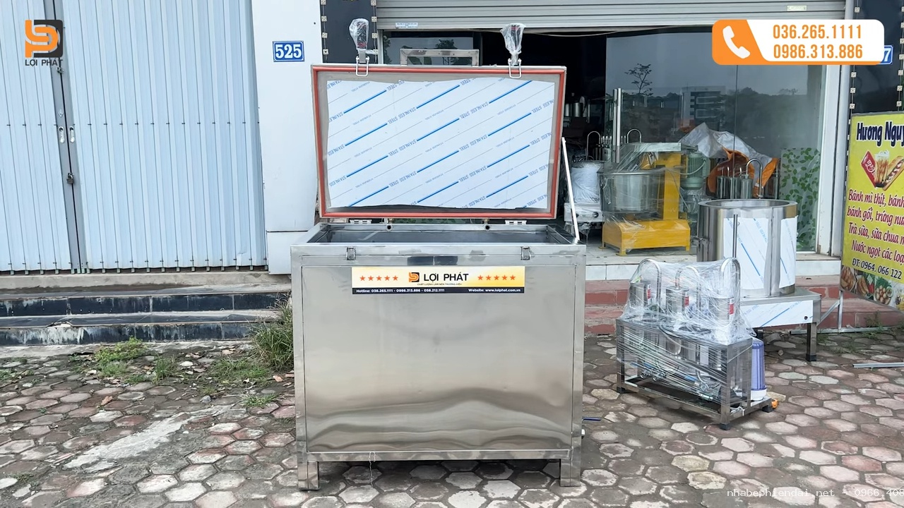 Nồi luộc bánh chưng bằng áp suất 500 lít