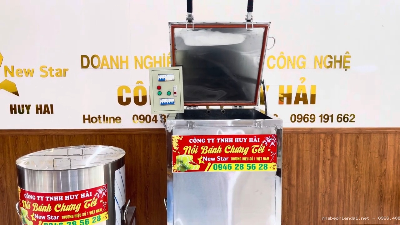 Nồi luộc bánh chưng áp suất inox – Gia nhiệt nhanh, tiết kiệm điện, bánh chín đều
