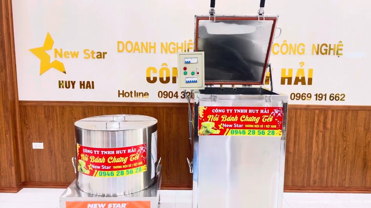 Nồi luộc bánh chưng áp suất inox – Gia nhiệt nhanh, tiết kiệm điện, bánh chín đều