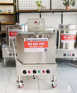 Nồi hấp gà 100 lít vuông có 3 thanh nhiệt - chi tiết máy 2